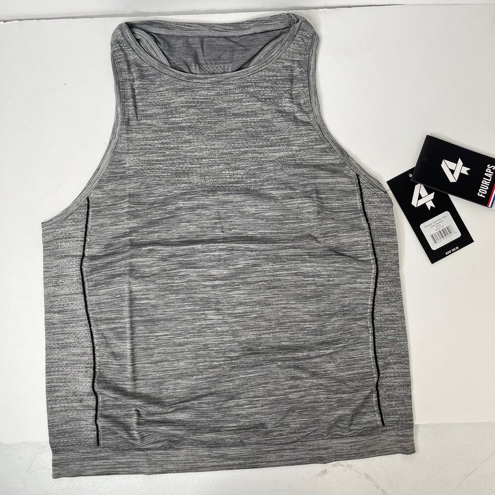 NWT Women’s Fourlaps Purpose Seamless Tank Grey Heather Size XS/S #396